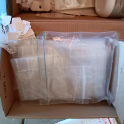 CLEAR LID BOXES, PRICE TAGS, JEWELRY BAGS & CLEANER PLUS ADHESIVE HANG TAGS