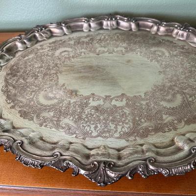 Wilcox International Silver Co. “Essex Manor” Silverplate Tea & Coffee Set with Tray