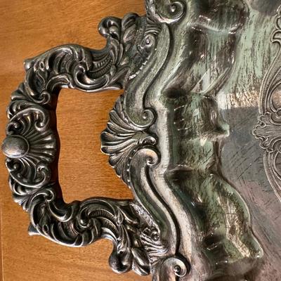 Wilcox International Silver Co. “Essex Manor” Silverplate Tea & Coffee Set with Tray