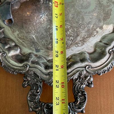 Wilcox International Silver Co. “Essex Manor” Silverplate Tea & Coffee Set with Tray