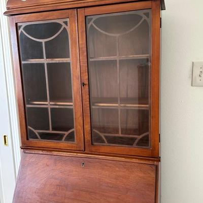 Vintage Solid Wood Secretary Desk