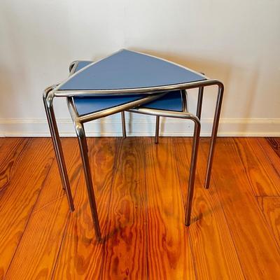 1176 Mid-Century Modern Marcel Breuer Bauhaus Nesting Tables