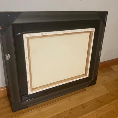 In the Manner of Marc Chagall (1887–1985): Dreamlike Lovers in a Cosmic Vortex, Oil on Canvas