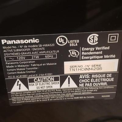 LG 42" TV W/Panasonic Woofer and Sound Bar (BLR-KD)