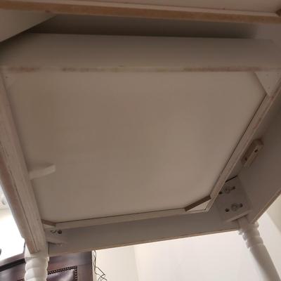 Southern Enterprises White Wooden Table (BLR-KD)