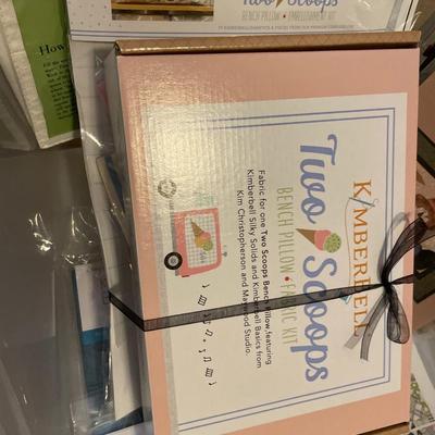 Tote with crafting patterns