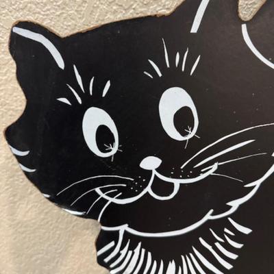 Halloween Cut Out Cat on Pumpkin