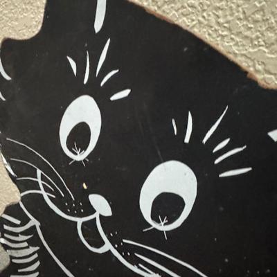 Halloween Cut Out Cat on Pumpkin