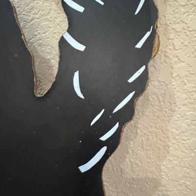 Halloween Cut Out Cat on Pumpkin