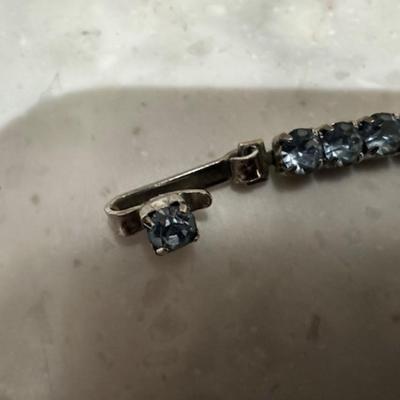 Weiss Rhinestone Necklace and Earring set