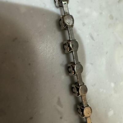 Weiss Rhinestone Necklace and Earring set