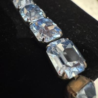 Weiss Rhinestone Necklace and Earring set