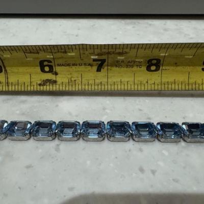 Weiss Rhinestone Necklace and Earring set