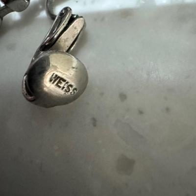 Weiss Rhinestone Necklace and Earring set