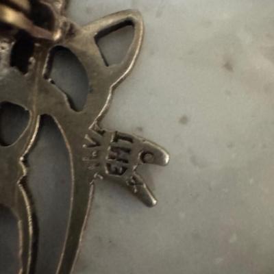 Cute Sterling Cat Pins