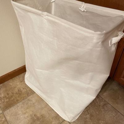 Laundry bag with rags and towels