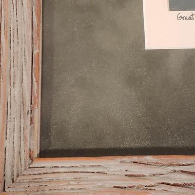 Two Framed Photos of Cranes by W. Clifton (BLR-KD)