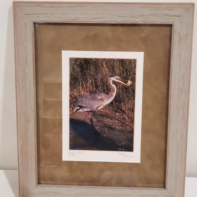 Two Framed Photos of Cranes by W. Clifton (BLR-KD)