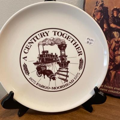 Vintage plates and wall decor