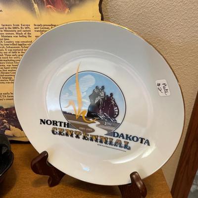 Vintage plates and wall decor