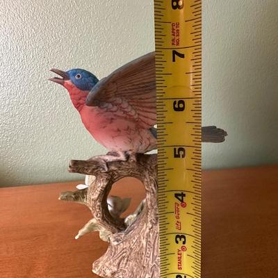Vintage Hand-Painted Porcelain Bluebird FigurIne