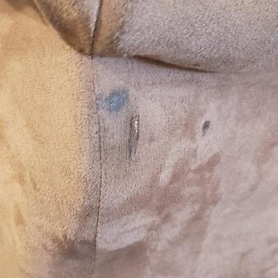 Microfiber Tan Reclining Love Seat (BLR-KD)