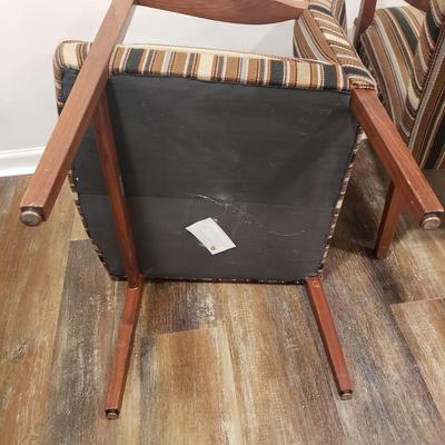 Pair of Gunlocke Co. MCM Upholstered Chairs (BLR-KD)