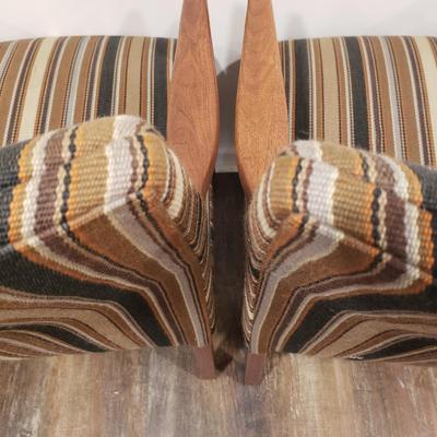 Pair of Gunlocke Co. MCM Upholstered Chairs (BLR-KD)