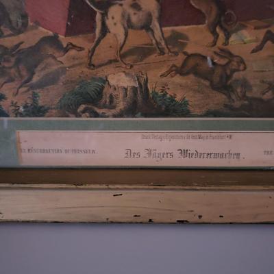 Two Vintage Hunting Prints (BLR-KD)