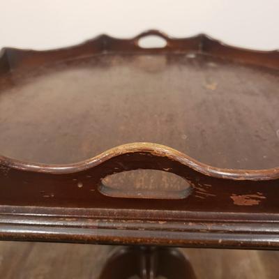 Pie Crust Side Table (BLR-KD)