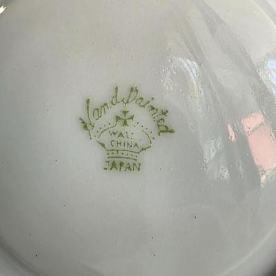 Vintage Royal Sealy Japan Teacup & Saucer Set — Cobalt Blue with Hand-Painted Florals and Gold Trim