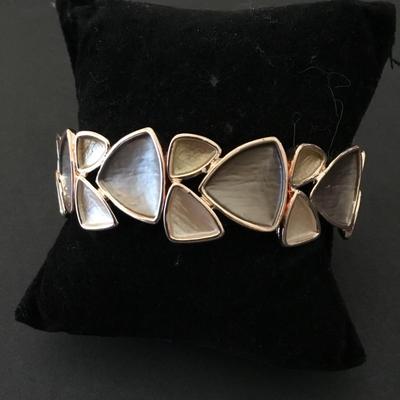 Rose gold, toned, stretch bracelet