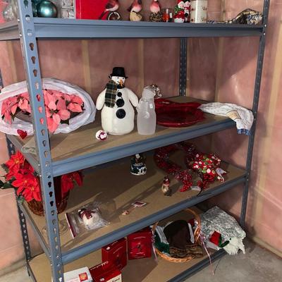 Many faux floral decor and Easter bunnies