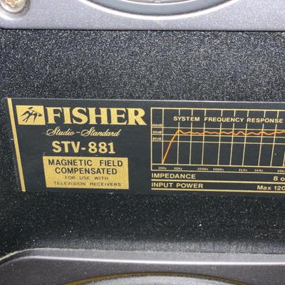 Large Fisher speakers