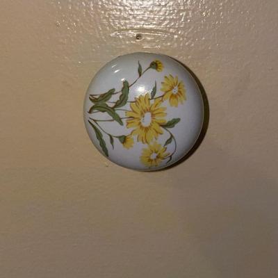 Yellow painted dresser