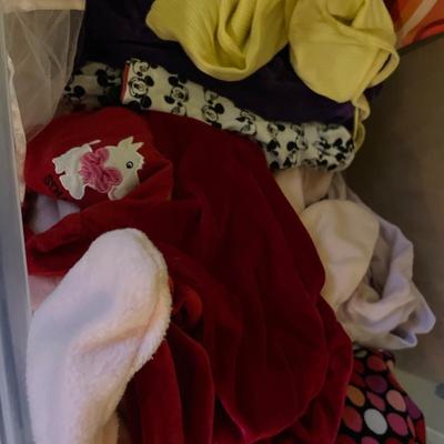 Girls bedding and clothes