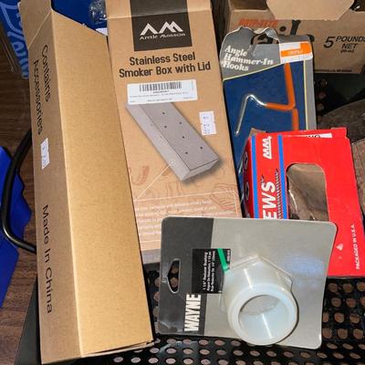 Hammer, nails and motor cover