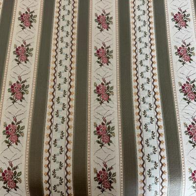 Vintage Solid Wood Dining Table with 6 Matching Chairs and Two Leaves