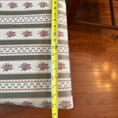 Vintage Solid Wood Dining Table with 6 Matching Chairs and Two Leaves