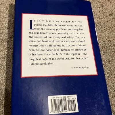Signed First Edition: Mitt Romney's "No Apology: The Case for American Greatness" - 2010 Hardcover