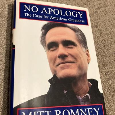 Signed First Edition: Mitt Romney's "No Apology: The Case for American Greatness" - 2010 Hardcover