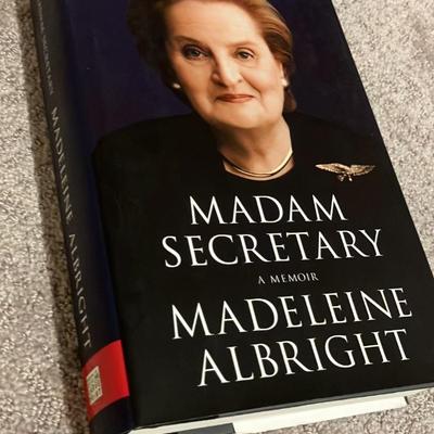 Signed 1st Large Print Edition - "Madam Secretary" by Madeleine Albright - Rare Memoir!