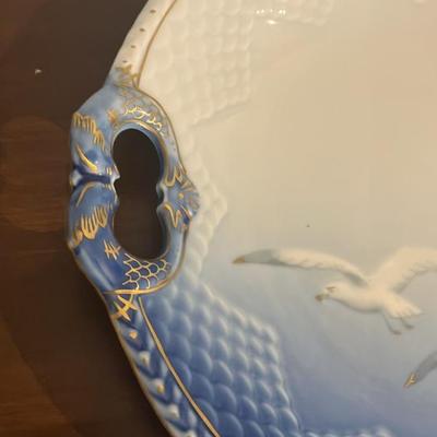 Vintage B&G Copenhagen Porcelain Seagull Plate, Denmark