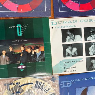 Vintage Duran Duran Vinyl Records