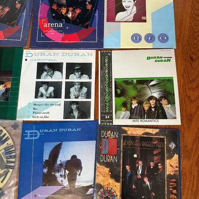 Vintage Duran Duran Vinyl Records