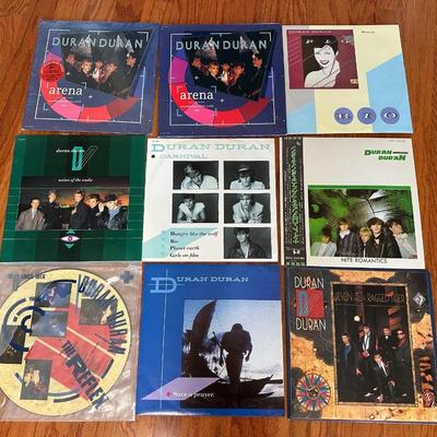 Vintage Duran Duran Vinyl Records