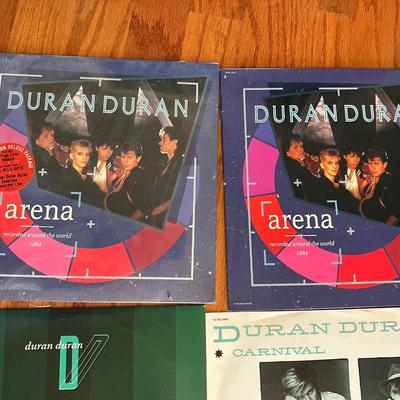 Vintage Duran Duran Vinyl Records
