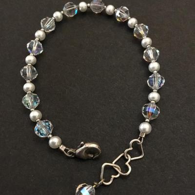 Cute crystal bead bracelet