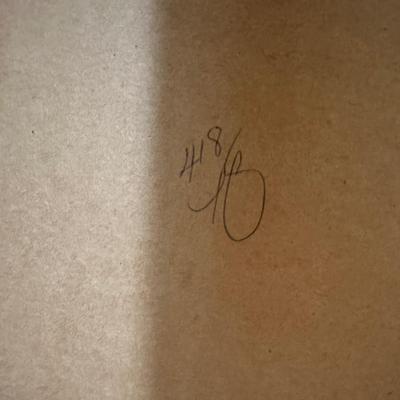 Pair of Mid-Century “Cydney” Circus Clown Framed Prints