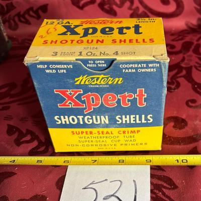 Vintage Western Xpert Shotgun Shell BOX